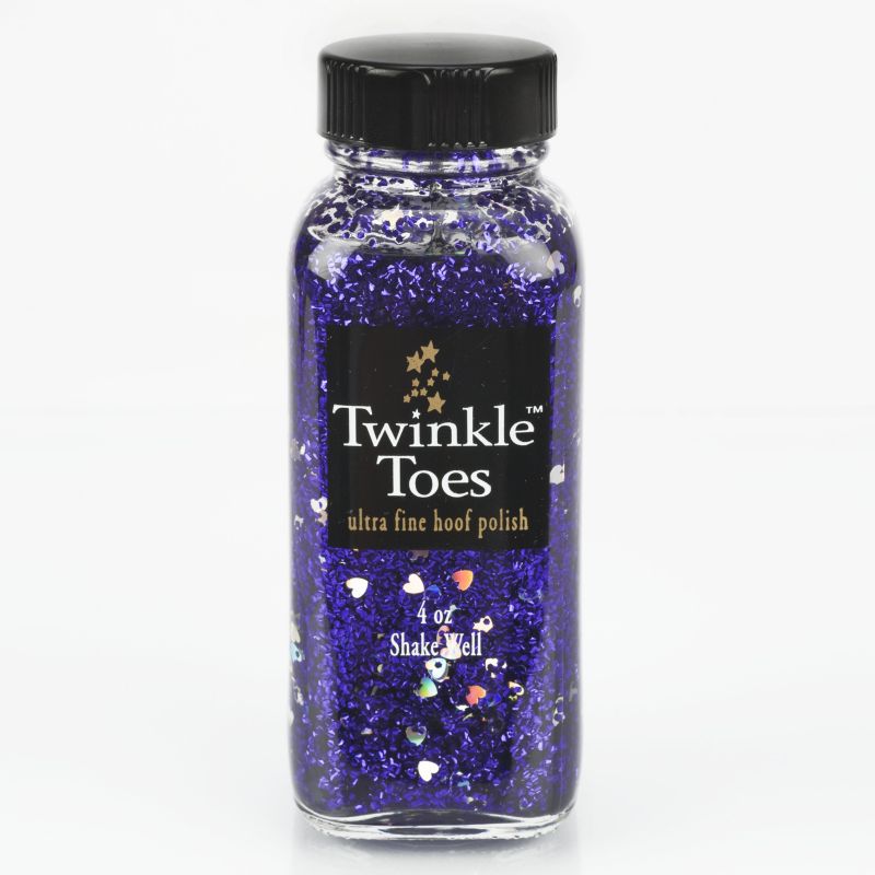 Twinkle Toes Hoof Polish Purple Glitter Best Price