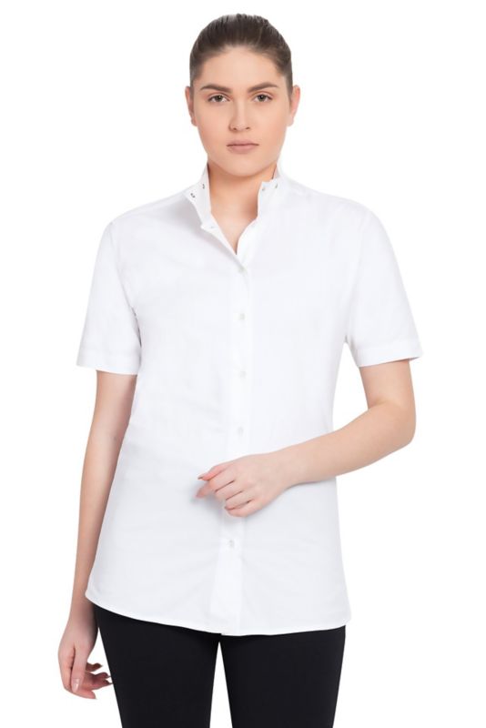 Tuffrider Ladies Starter Short Sleeve Shirt Blue