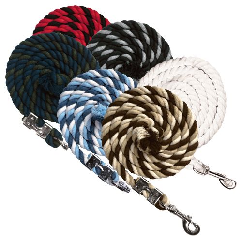 Basic Cotton Multi-Color Lead Rope