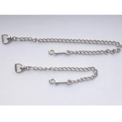 Basic Nickel Plaited Stud Chain 30 Inch
