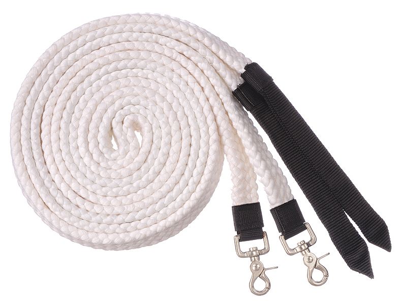 Royal King Braided Flat Cotton Split Reins
