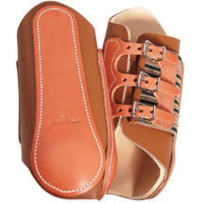 Leather Splint Boots Pair