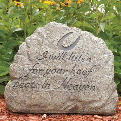 Hoof Beats Memorial Stone