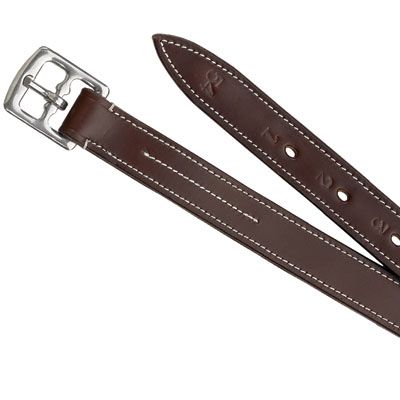 Camelot Lined Stirrup Leathers 7/8 Inch Brown