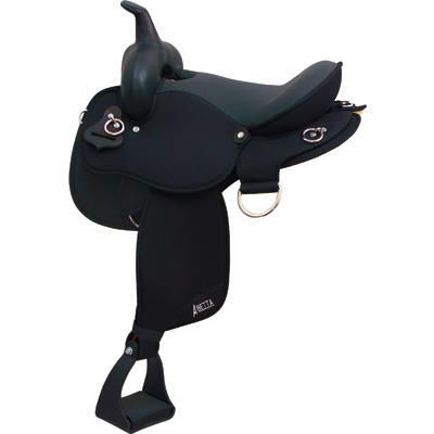 Abetta Chisolm Trail Saddle 16in Regular Black Best Price