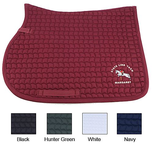 Diamant A/P Saddle Pad w/Motif/Letter