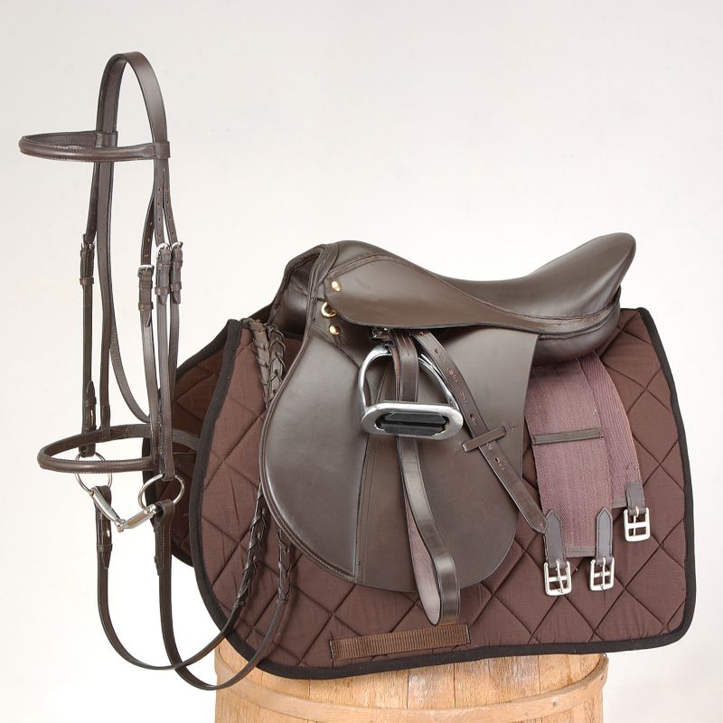 Equiroyal Event Saddle Package 16in Brown