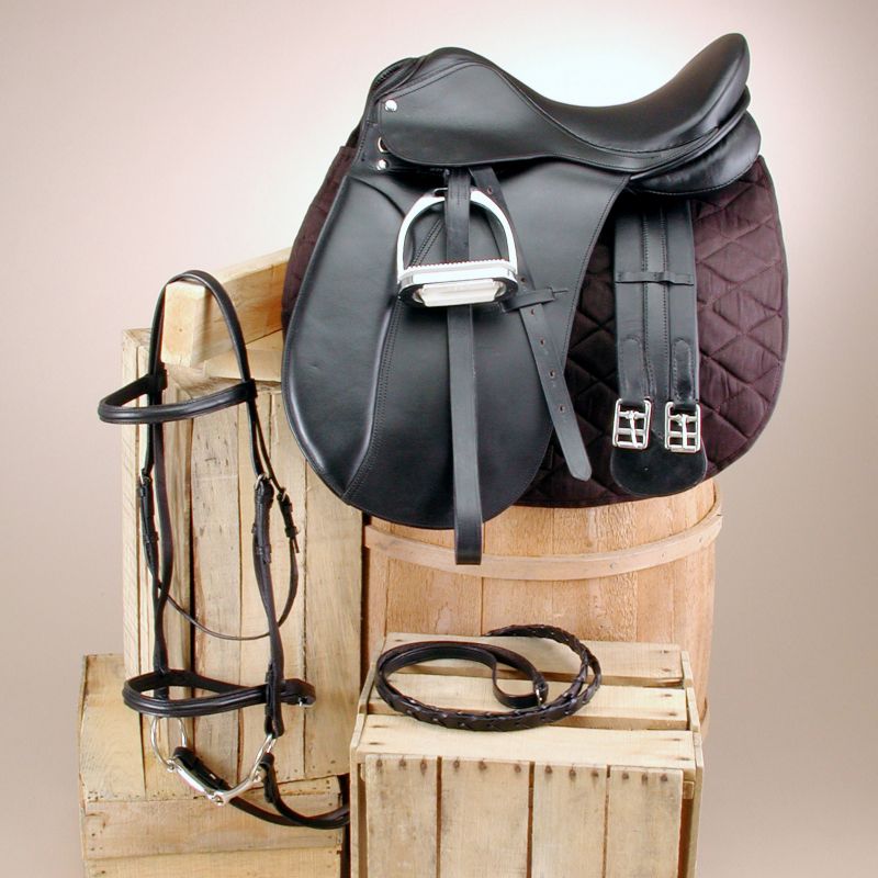 Silver Fox Dressage Saddle Set