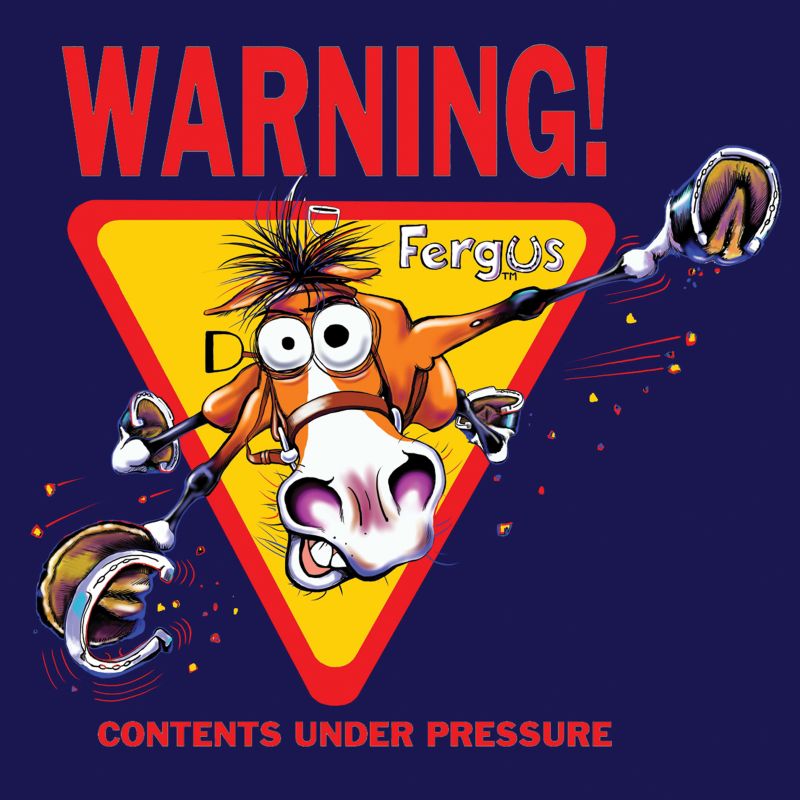 Fergus Warning T-Shirt Medium