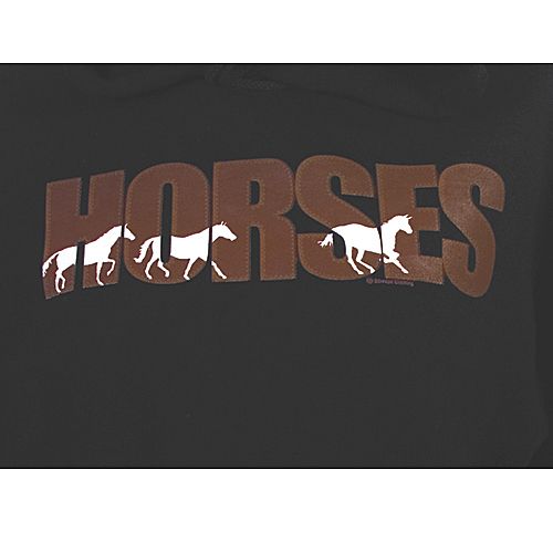 Horses Adult Hoodie