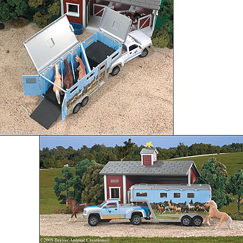 Breyer Pick Up and Gooseneck Trailer