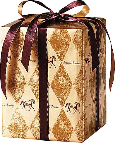 Holiday Harlequin Horses Gift Wrap Best Price