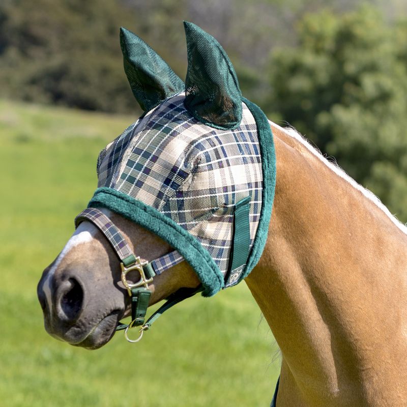 Kensington Fly Mask with Fleece and Ears Small Blu