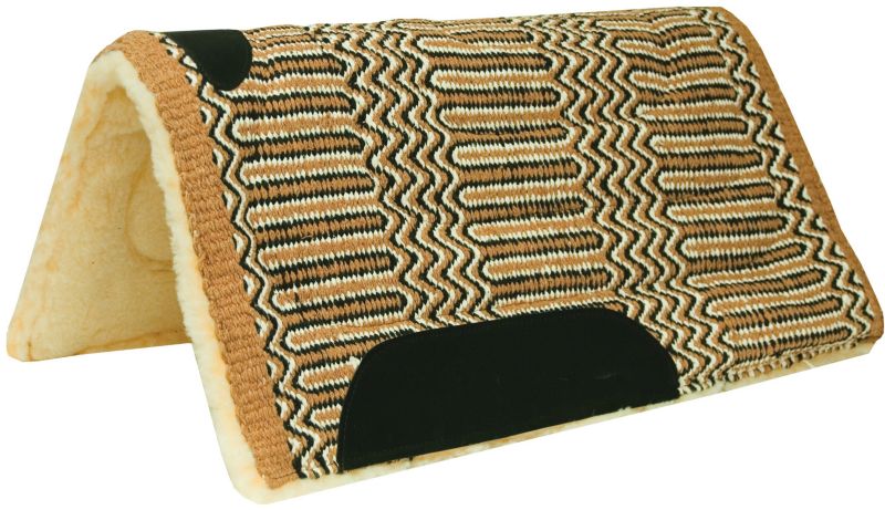 1122 Mustang Santa Fe Wool Blend Western Saddle Pad sku 1122