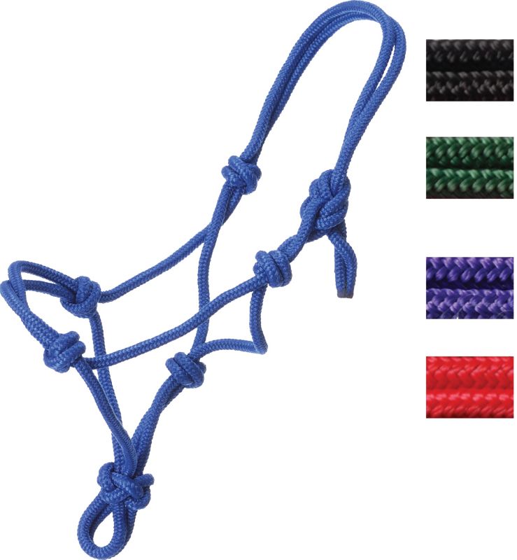 Tough 1 Poly Rope Miniature Halter Lg Orange