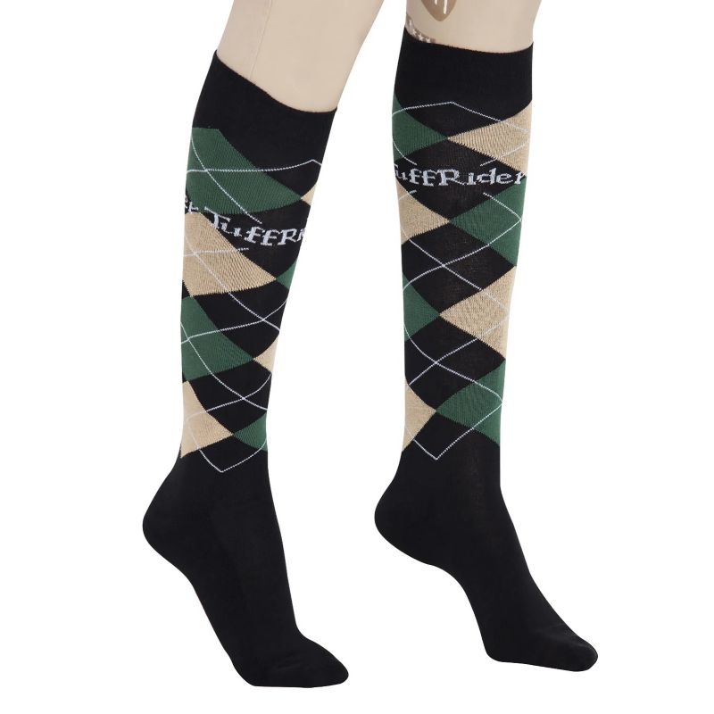 TuffRider Argyle Socks