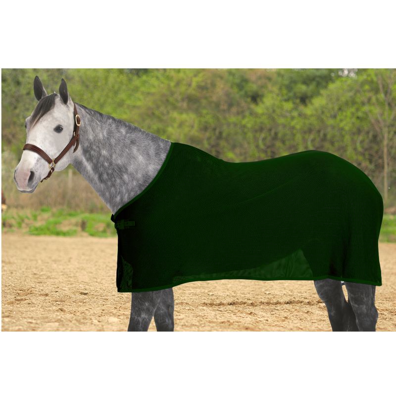 Centaur Show Scrim Sheet Horse Hunter Green