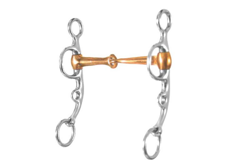 Western SS Copper Mouth Snaffle Argentine Bit