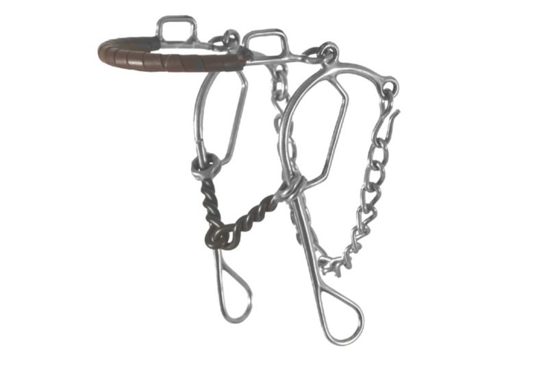 Western SS Long Shank Twisted SI Hackamore