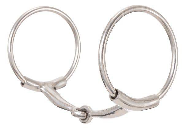 Western SS Pinchless Snaffle O-Ring Bit