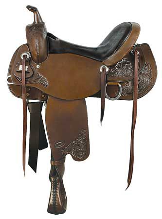 Reins Arizona Flex Trail Saddle Coffee 17