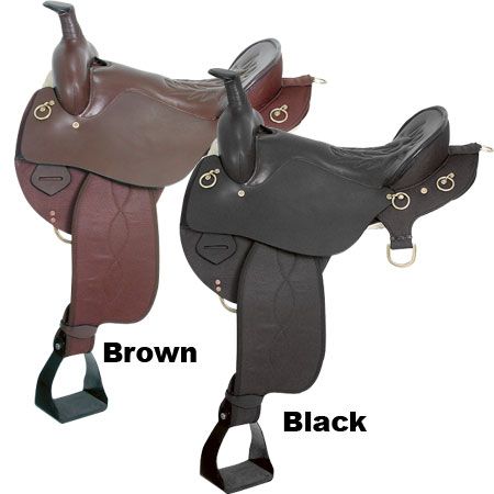 King Trekker Synthetic Endurance Saddle w/Horn