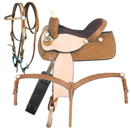 American Saddlery Turn Burn Barrel Saddle Pkg