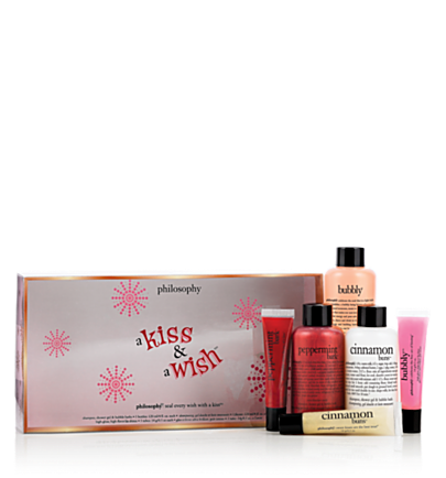 a kiss & a wish 6 pc.  holiday gift set  philosophy