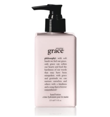 perfumed hand lotion - amazing grace - hand & foot treatments 7.5 oz.