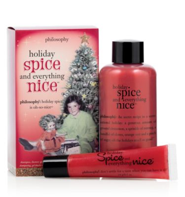philosophy stocking stuffer - holiday spice - $25 and under 2 pc.