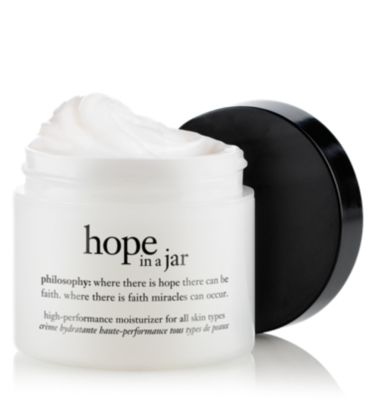 hope in a jar 8 oz.  original formula moisturizer for all skin types  philosophy