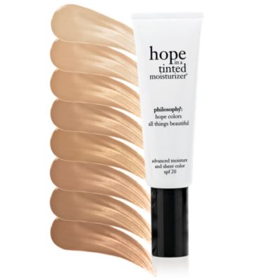 philosophy advanced moisture and sheer spf 20 - hope in a tinted moisturizer - moisturizers