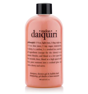 philosophy melon daiquiri 3in1 shampoo/shower gel/bubble bath 2 oz.