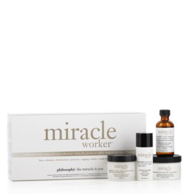 miraculous anti-aging skin care collection - miracle worker full-size kit - skin care value sets 3 pc.