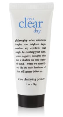 acne clarifying primer on a clear day primer acne blemishes 1 oz philosophy
