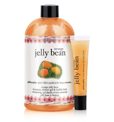 orange jelly bean duo