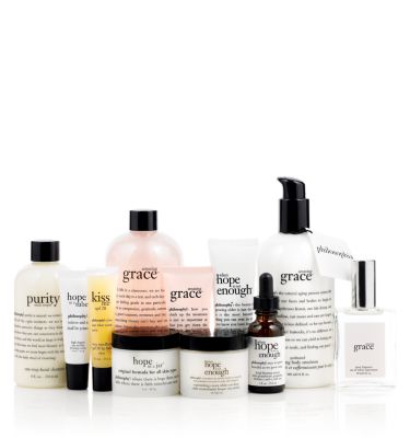 a collection of best selling bath and skincare products philosophia Â® over 100 11 pc philosophy