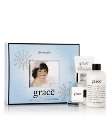 pure grace 3 pc.  holiday gift set  philosophy