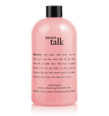 sweet talk shower gel