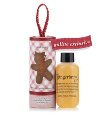 shampoo, shower gel & bubble bath - the gingerbread girl ornament - $25 and under 2 oz.  philosophy