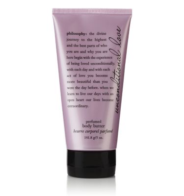 philosophy perfumed body butter - unconditional love - body moisturizers 5 oz.