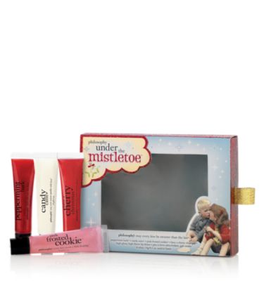 under the mistletoe 4 pc.  holiday gift set  philosophy