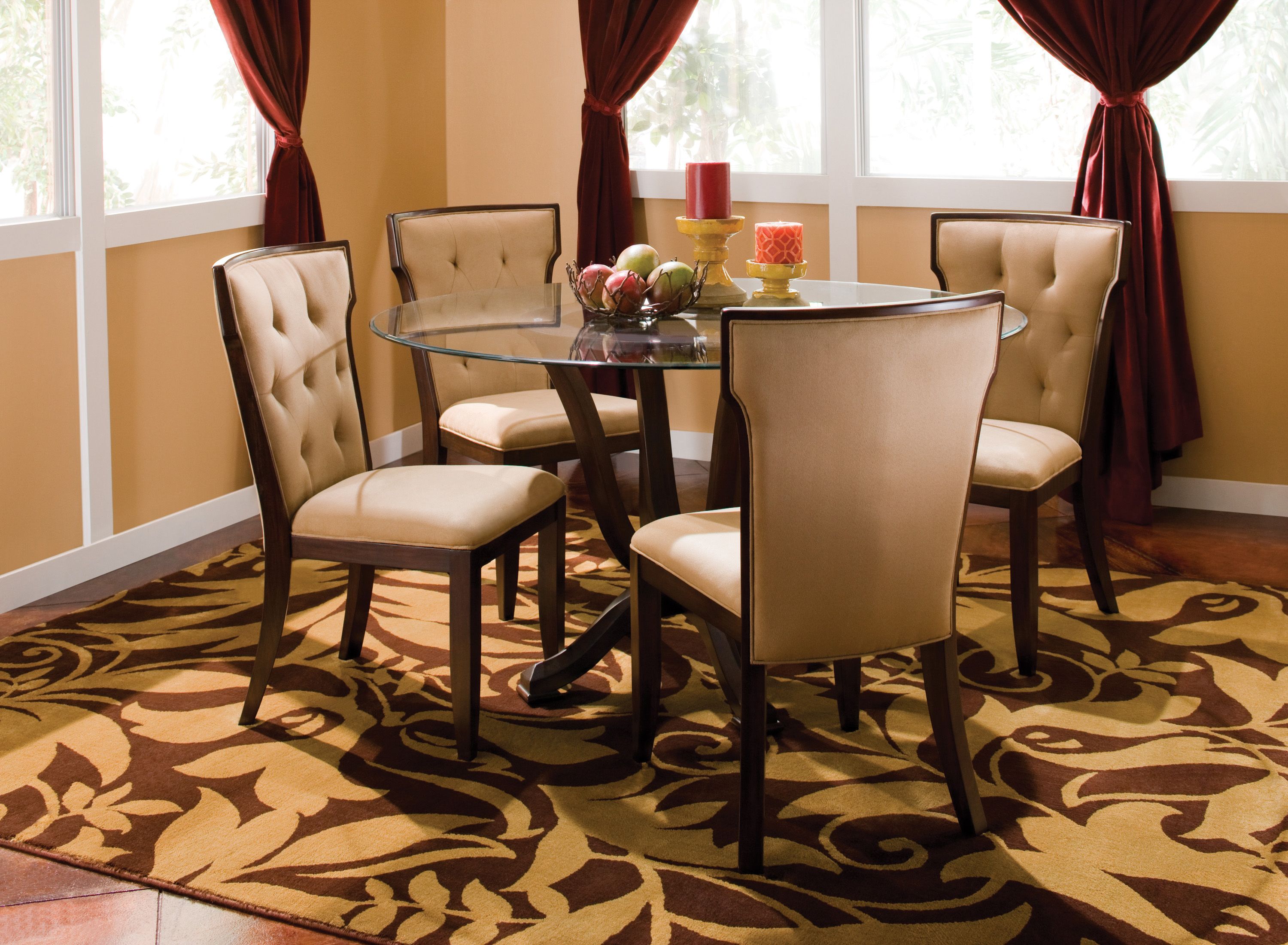 Taylor 5-pc. 54" Glass Dining Set