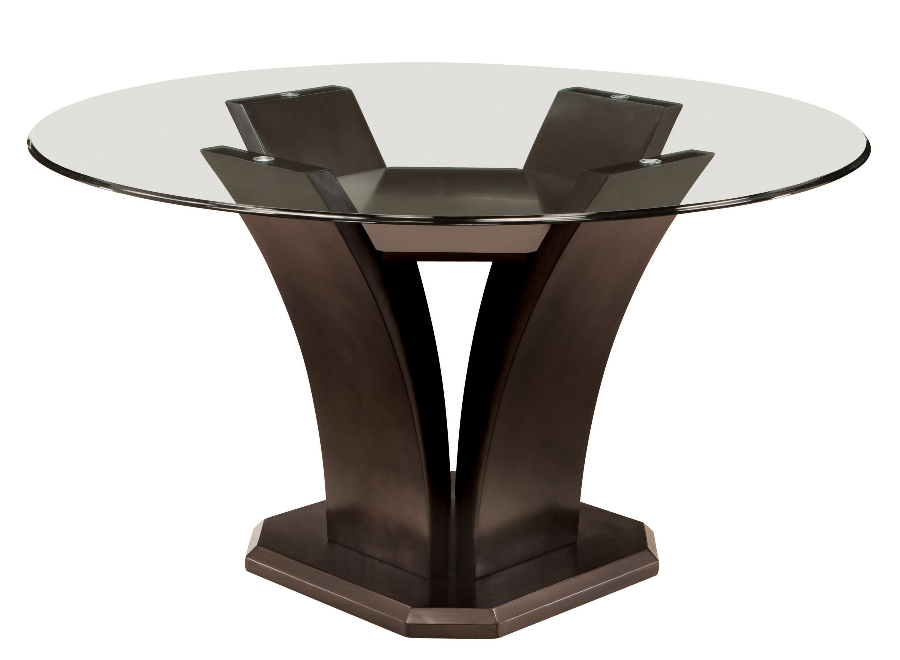 Venice 54" Glass Dining Table