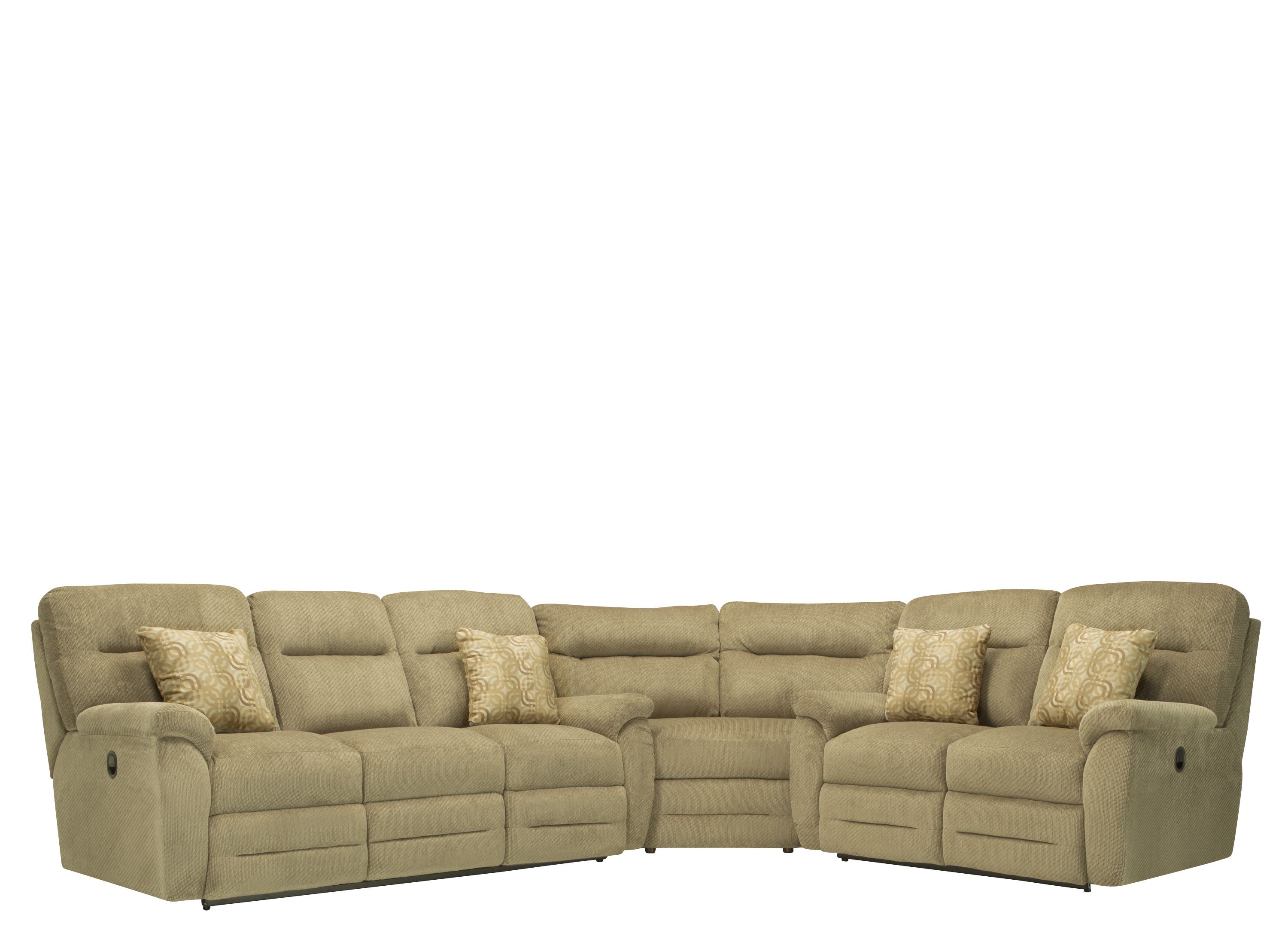 Pierce 3-pc. Chenille Reclining Sectional Sofa