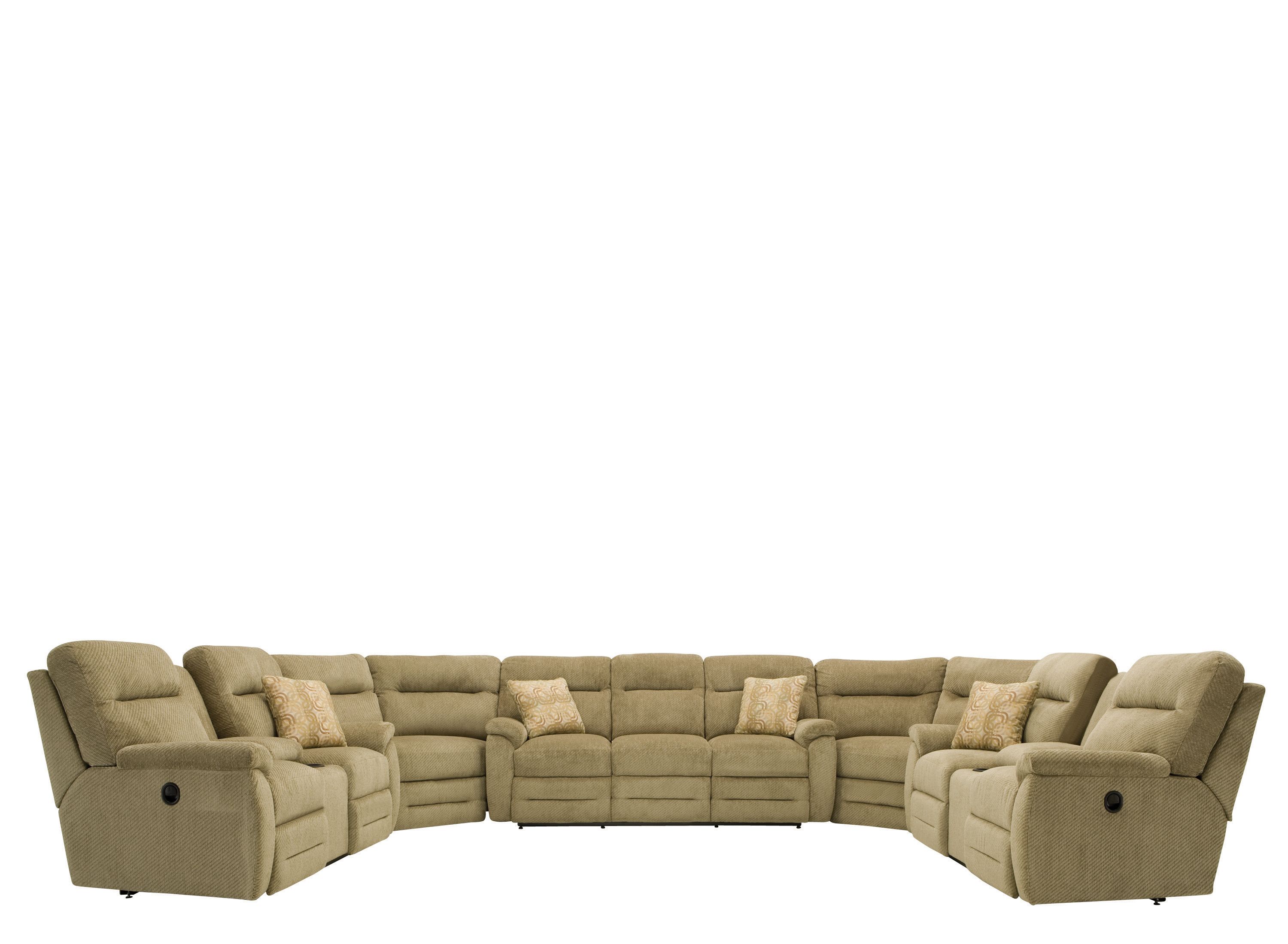 Pierce 5-pc. Chenille Reclining Sectional Sofa