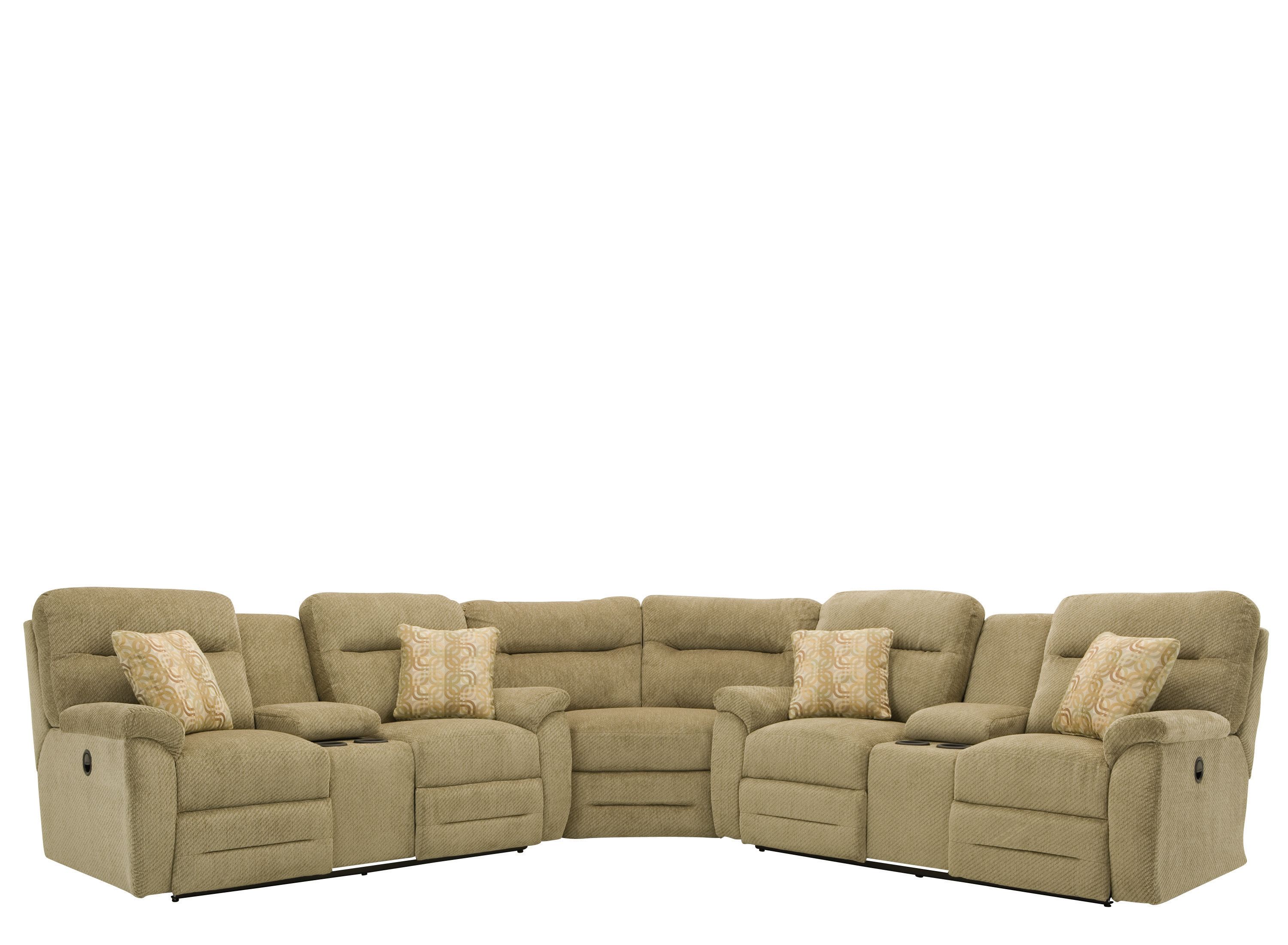 Pierce 3-pc. Chenille Reclining Sectional Sofa