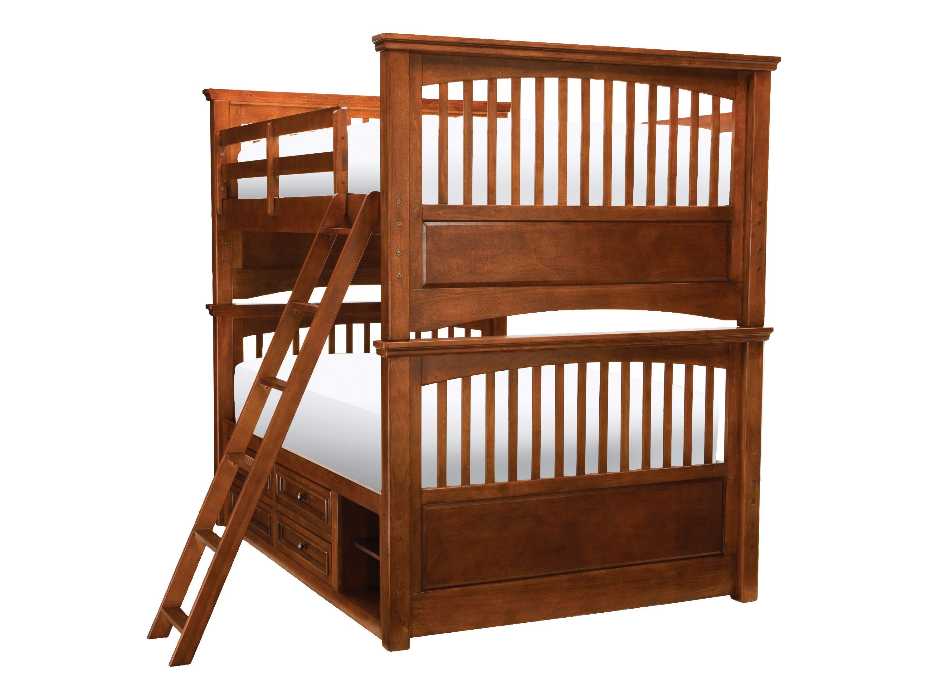 American Spirit Full-Over-Full Storage Bunk Bed