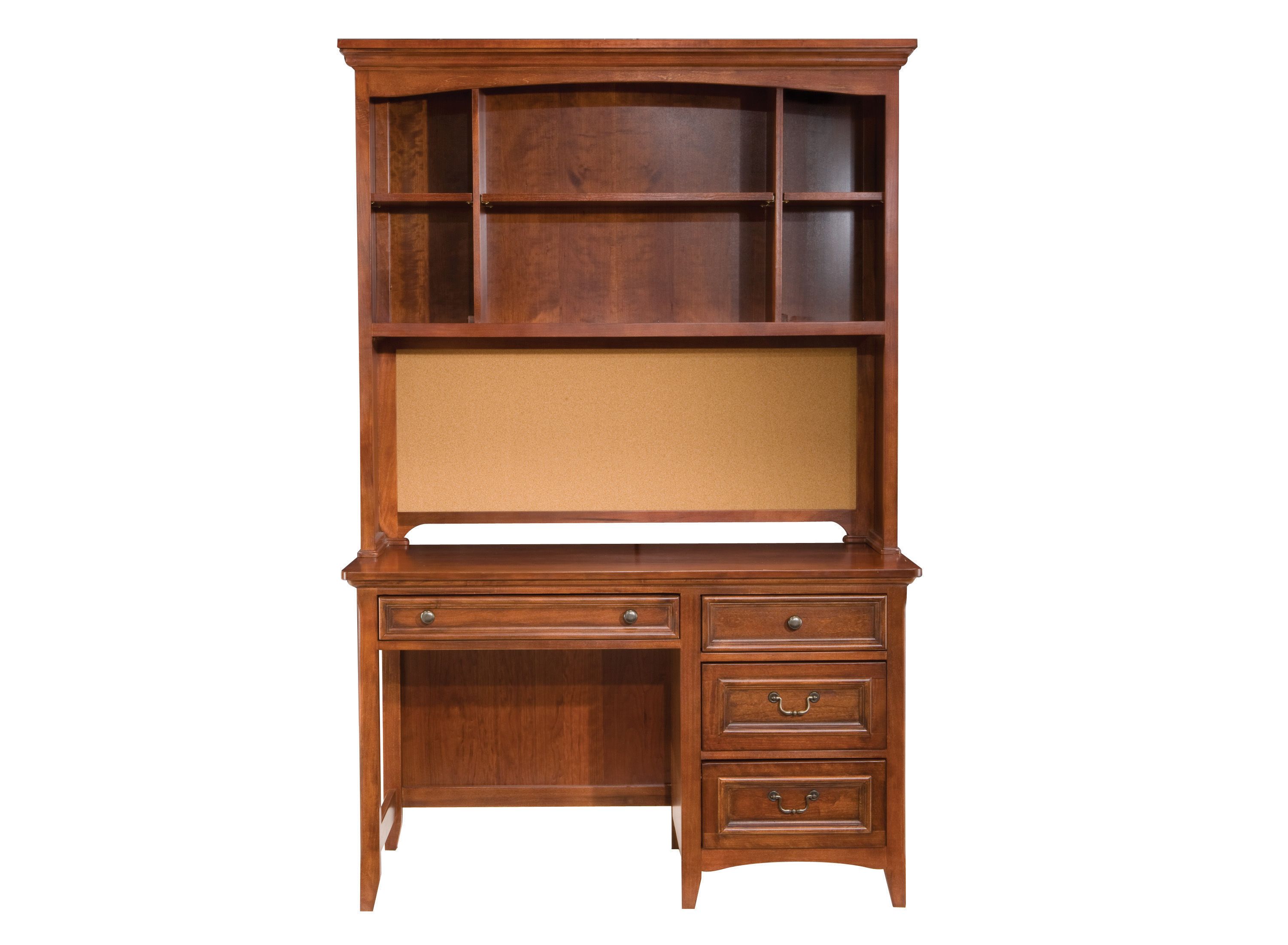 American Spirit Computer Desk and Hutch