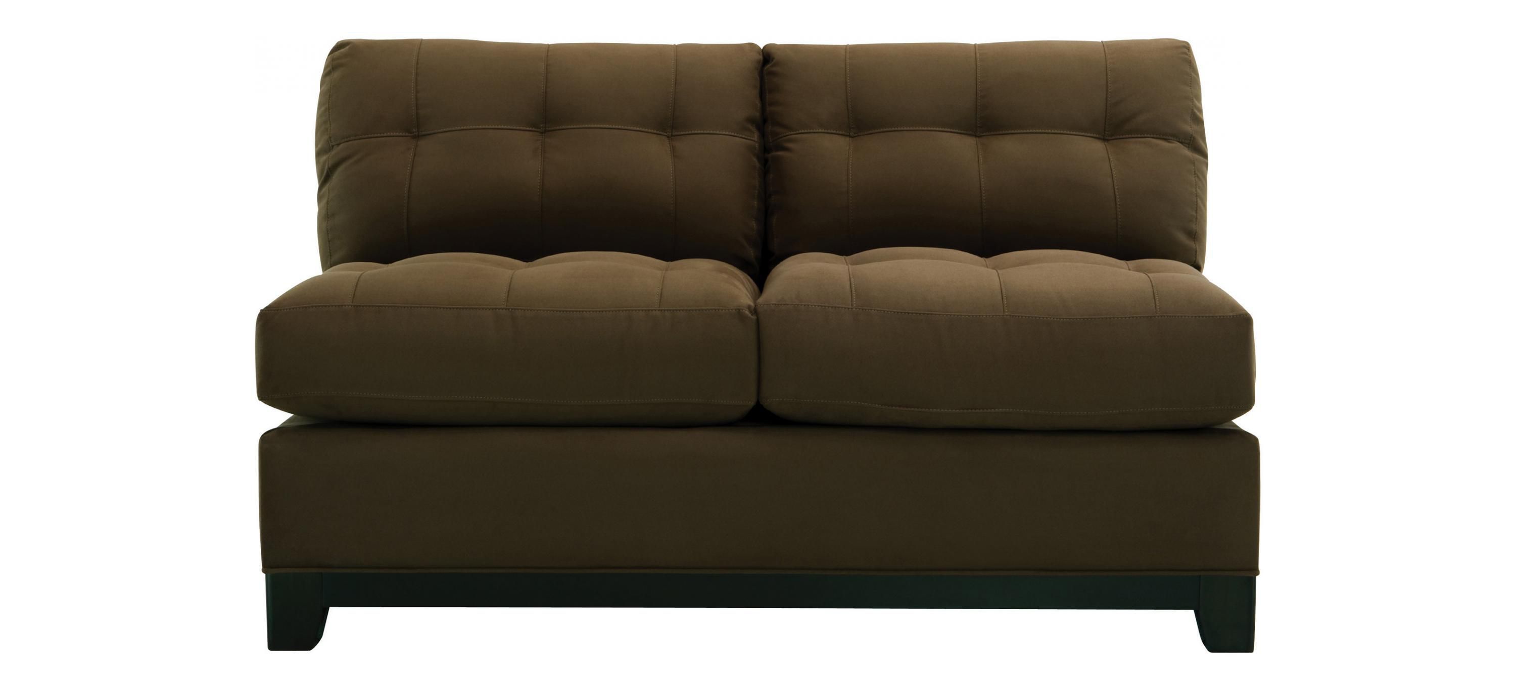 Cindy Crawford Home Metropolis Armless Microfiber Loveseat